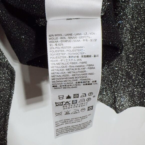 Levi’s Women’s Wool Blend Sparkly Shimmer Sweater Holiday Christmas New Year S - Picture 7 of 16